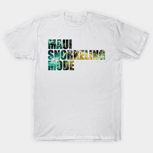 Maui Snorkeling Mode - Coral Reef With Anemone T-Shirt